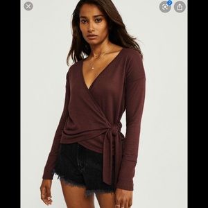 Abercrombie Wrap Sweater